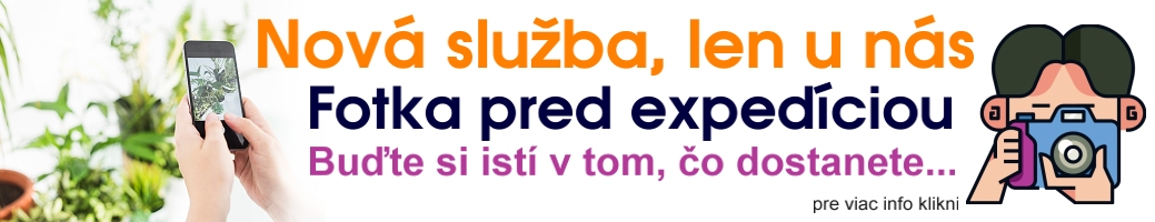 vip služba - fotka pred expedíciou