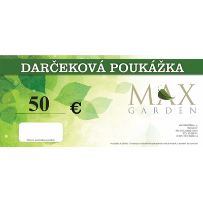 Darčeková poukážka 70 eur